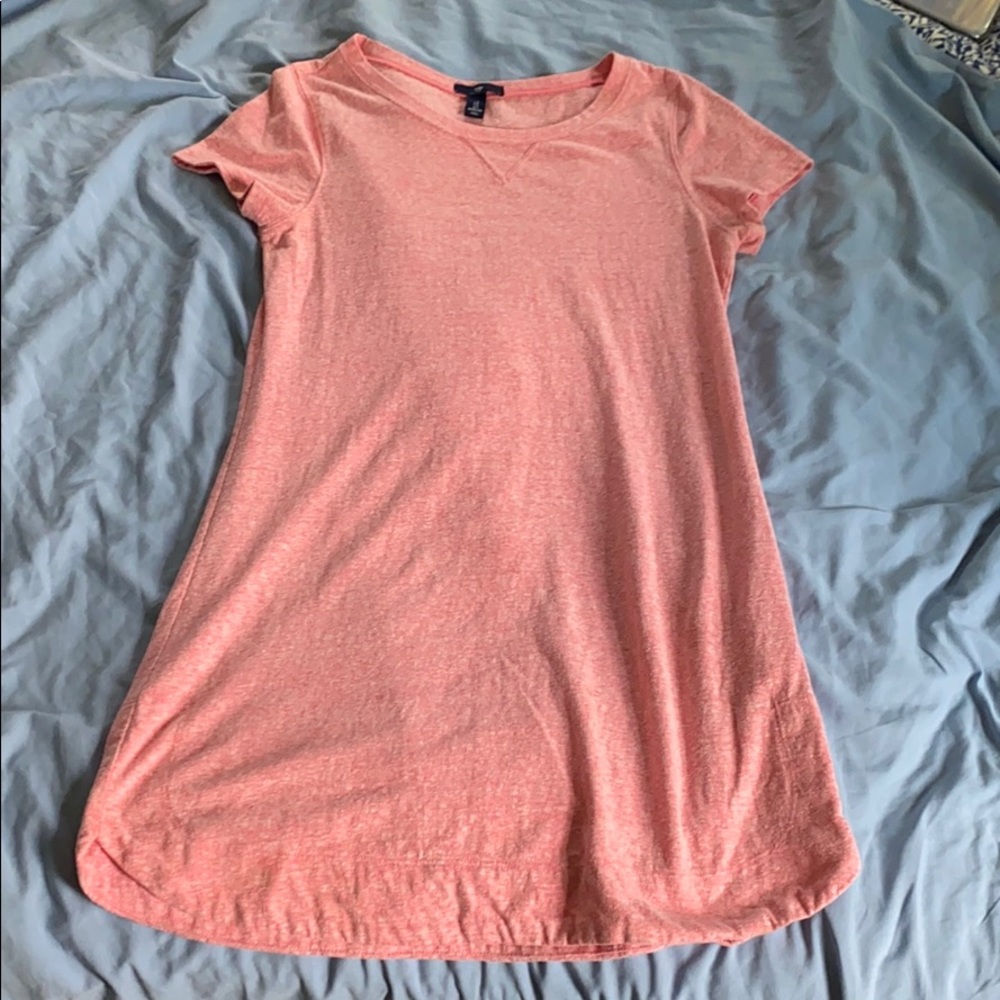 Blush pink mini dress
